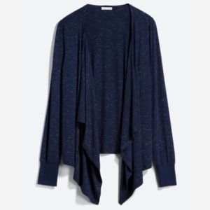 Articles of Society Stitch Fix Mullins Drape Front Navy Blue Cardigan Size Small